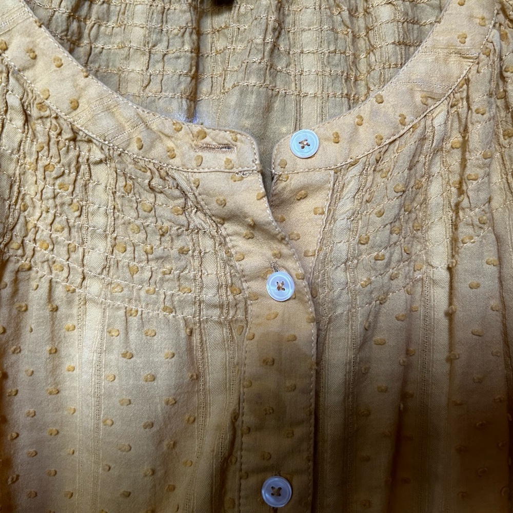 Talbots 2xp Cotton Dotted Swiss Too - Picture 4 of 9